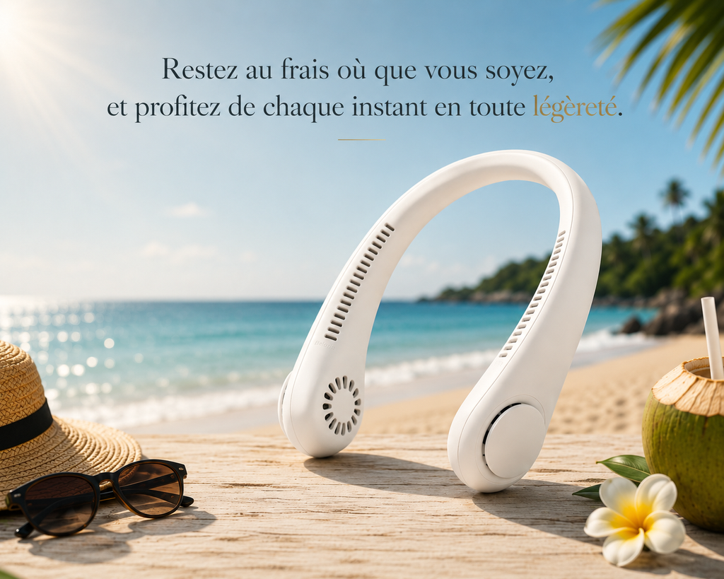 Refresh™ Pro — Ventilateur de Cou Portable